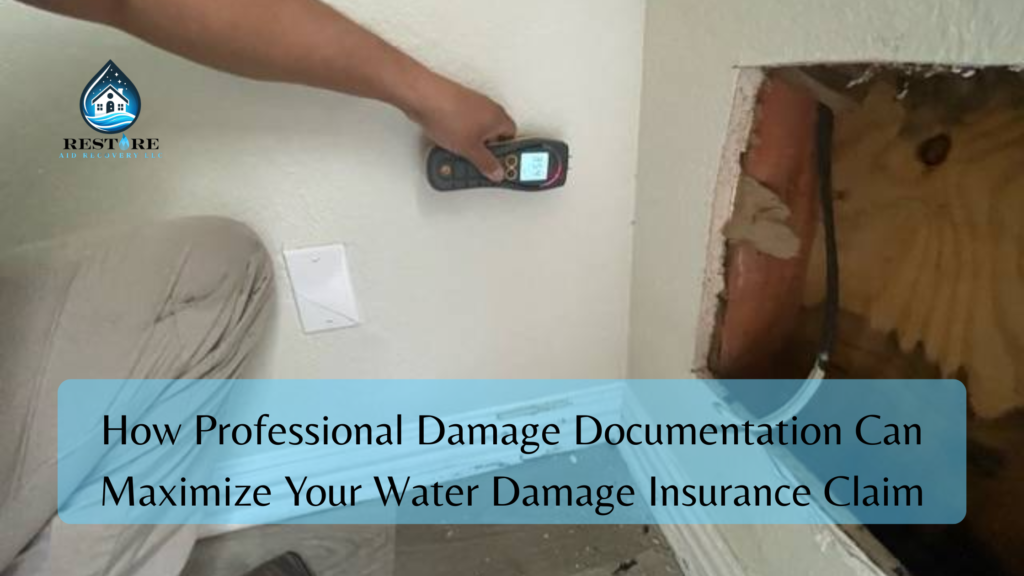 How Professional Damage Documentation Can Maximize Your Water Damage Insurance Claim